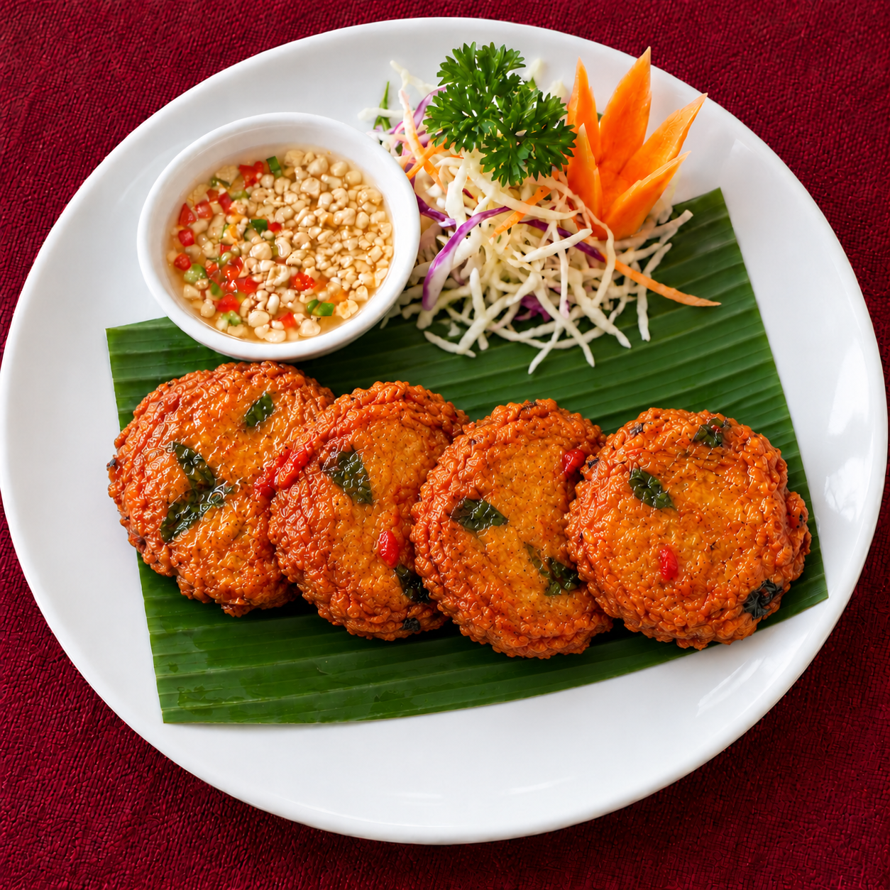 Golden Silk fish cakes