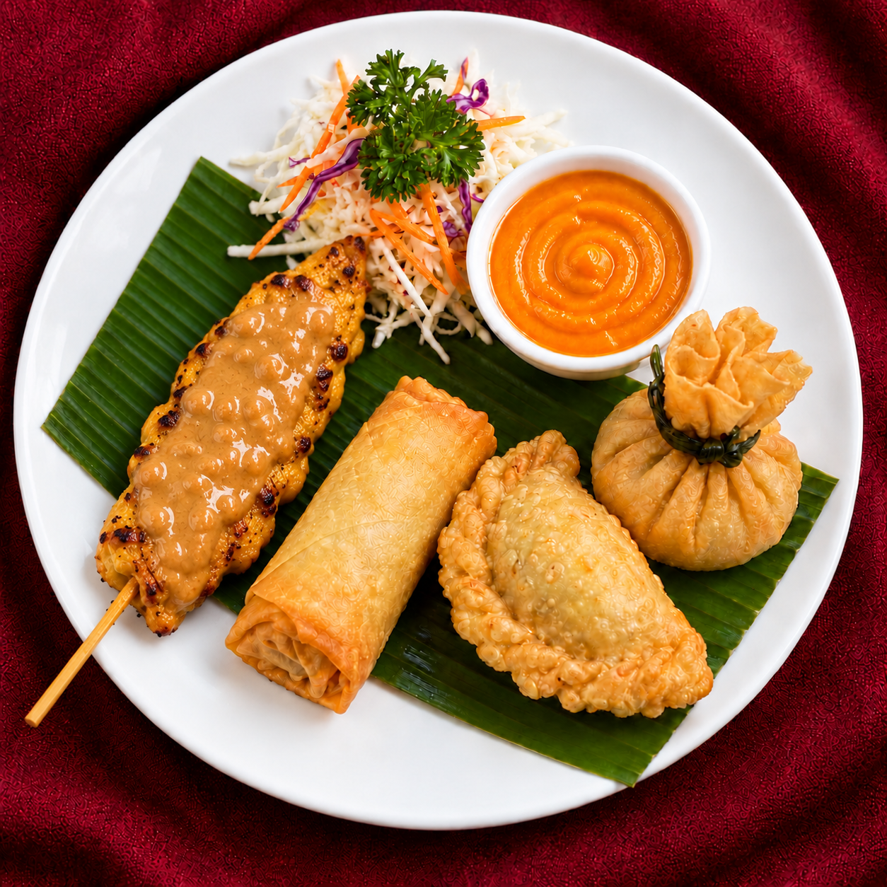 Golden Silk mixed entrée