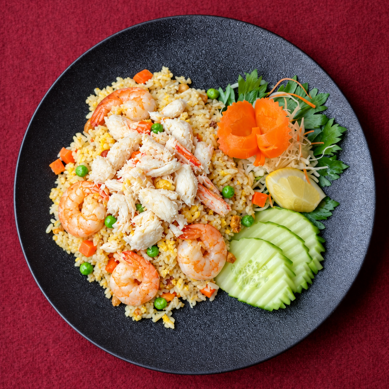 Seafood fried rice