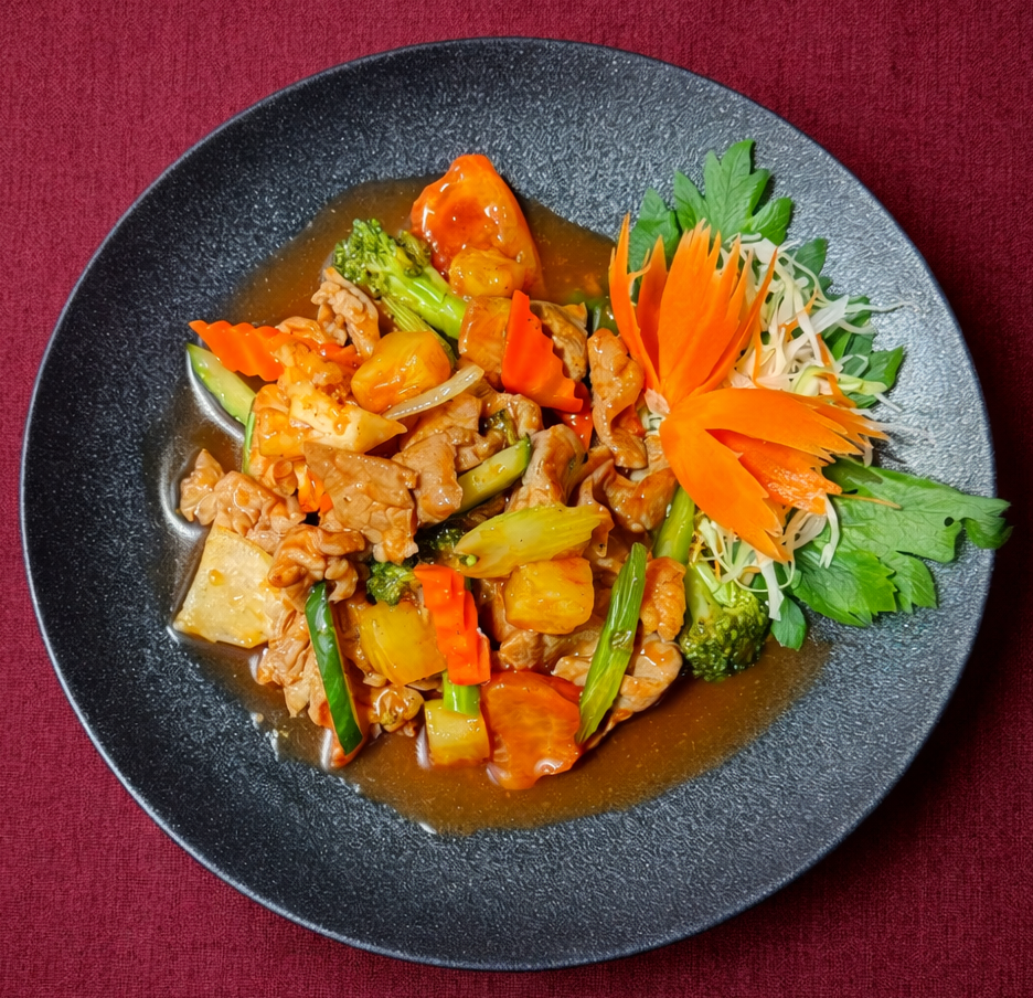 Sweet and sour stir fry